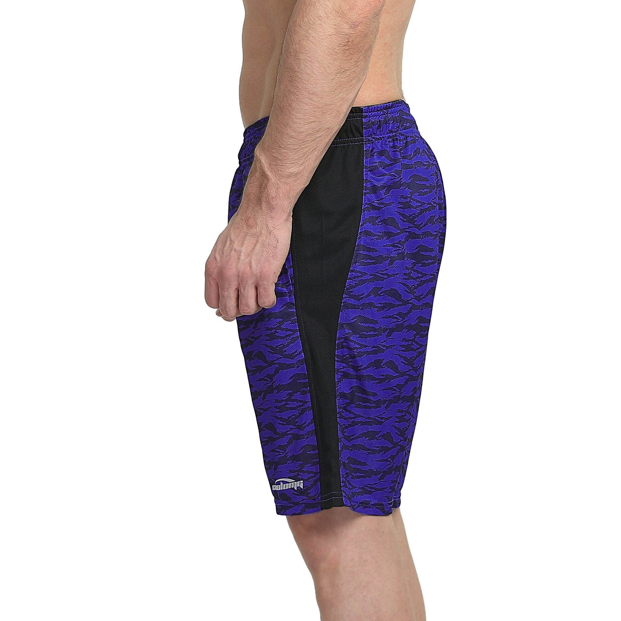 Best Dark Blue Basketball Shorts for Men - Breathable & Comfortable Gym Workout Shorts - Perfect for Basketball, Running & Training
