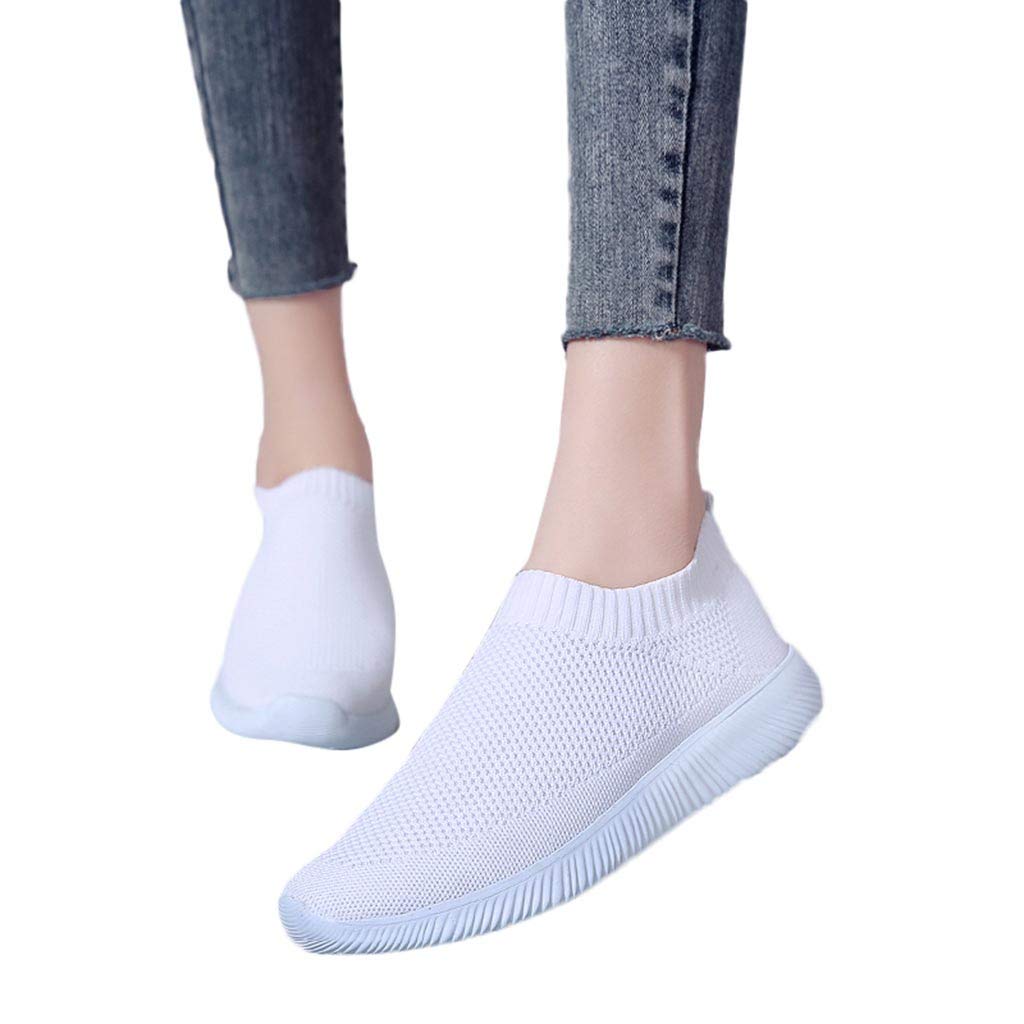 Non-Slip Women's Work Shoes - Water Resistant Slip-On Walking Shoes with Steel Toe | Fashion Sneakers for Women | Casual & Comfortable Cross Trainer Shoes for Work, Walking, Gym & Outdoor Activities