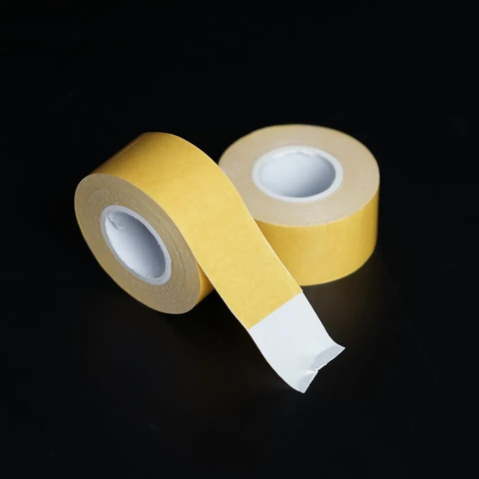 RAAYA Double Sided Hair Patch Tape - Strong Hold Cotton Wig Tape for Men & Women (1 Pack) | Secure Wigs, Toupees & Hair Extensions for All-Day Wear
