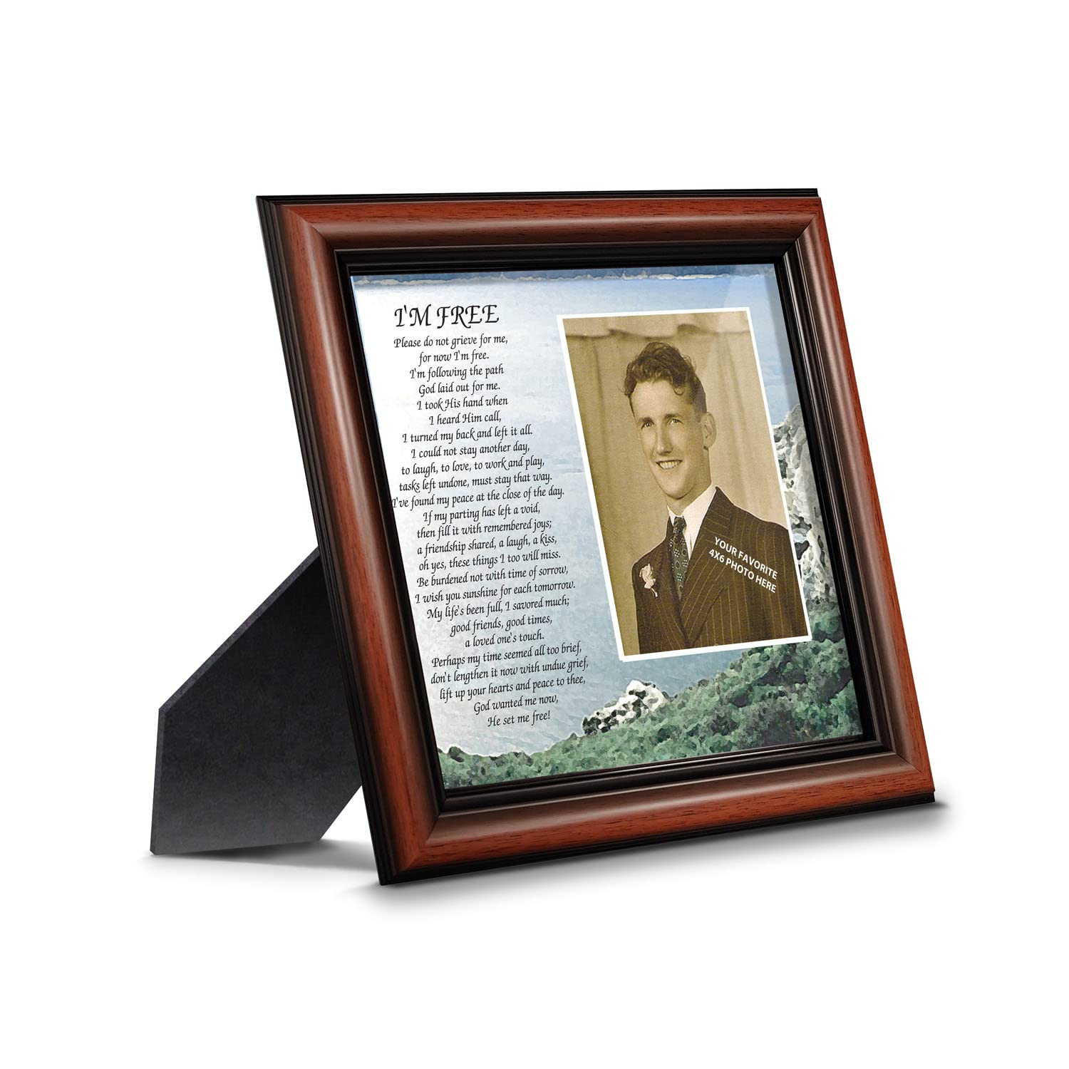 Memorial Picture Frame for Mom - Sympathy Gift for Loss