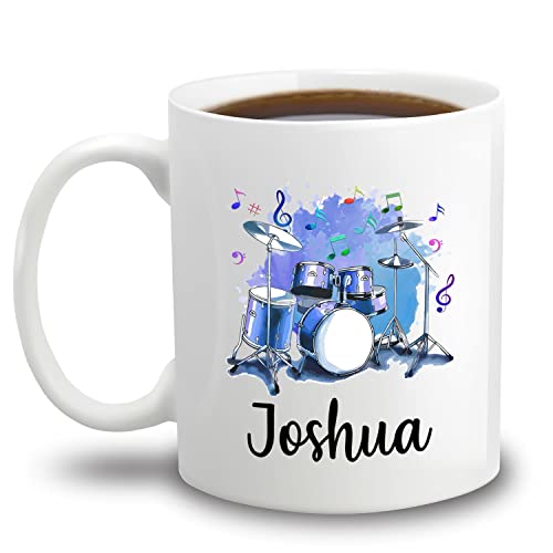 Drum Set White Mug