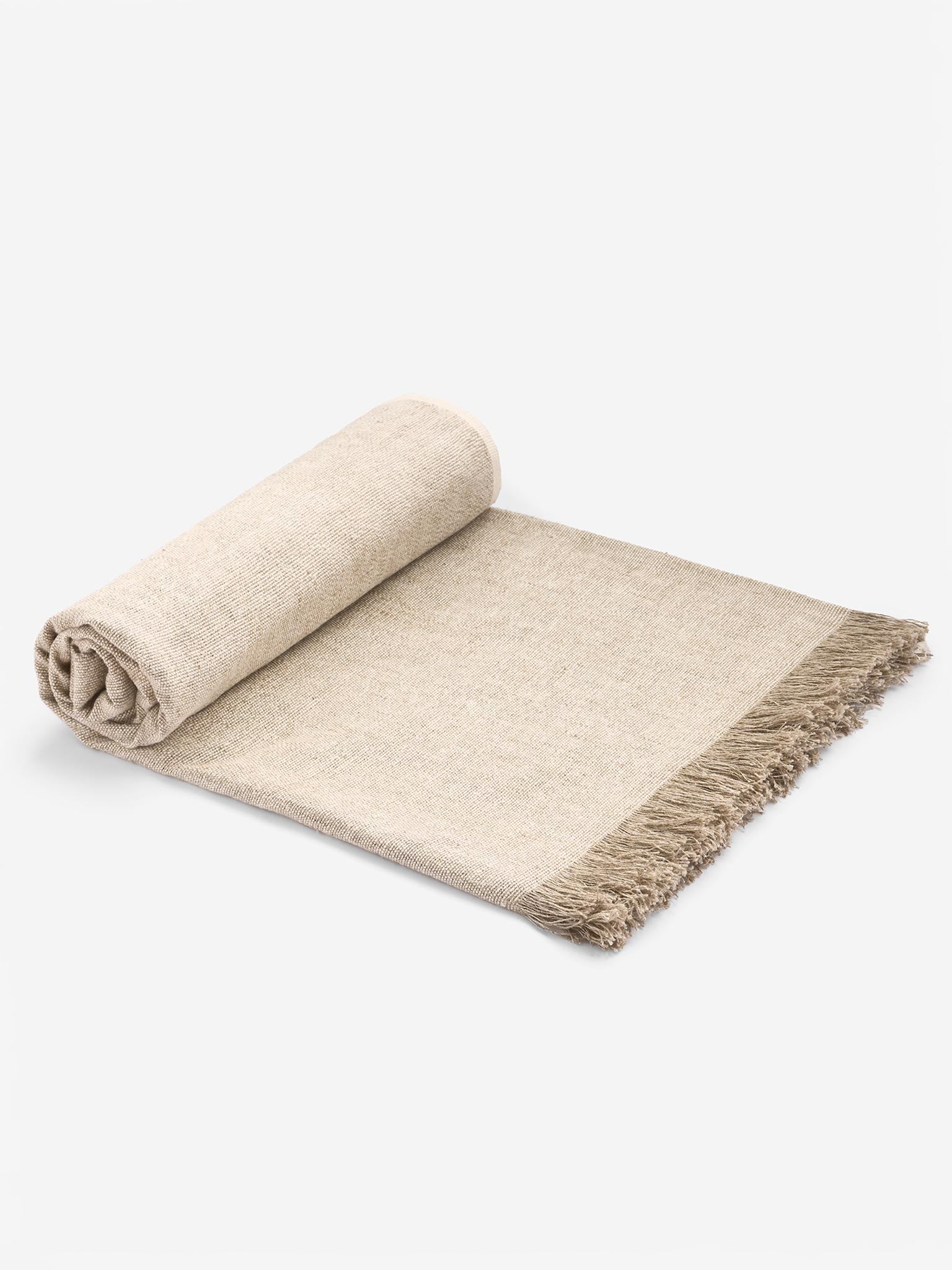 Yogamatters Hemp & Organic Cotton Yoga Blanket - Natural, Eco-Friendly & Soft for Yoga, Meditation & Home Relaxation - Perfect for Studios, Gyms & Cozy Nights