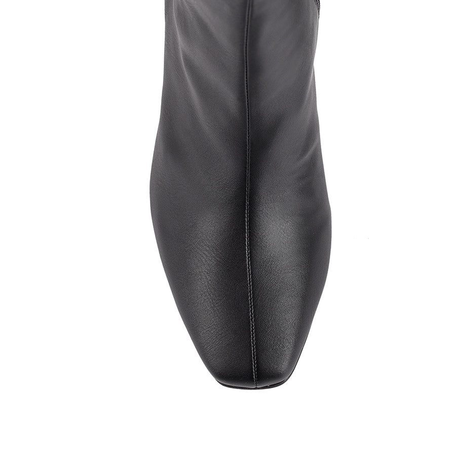 Billy Knee High Boots for Women - Stylish Black Leather Boots | Perfect for Fall, Winter & Casual Outfits