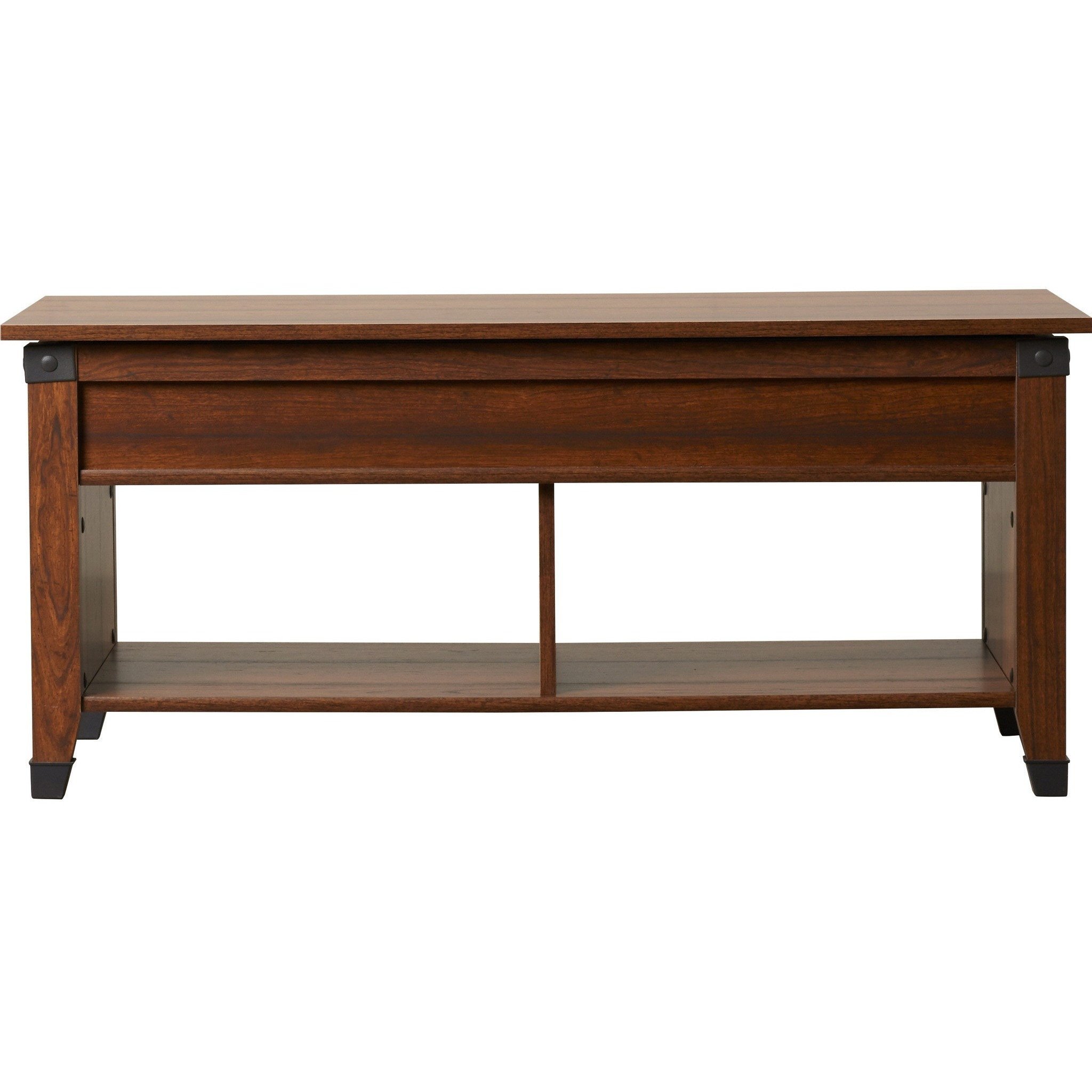 Modern Lift Top Coffee Table with Storage - Washington Cherry Wood Living Room Furniture for Small Spaces | Contemporary Design for Home Office & Lounge Use