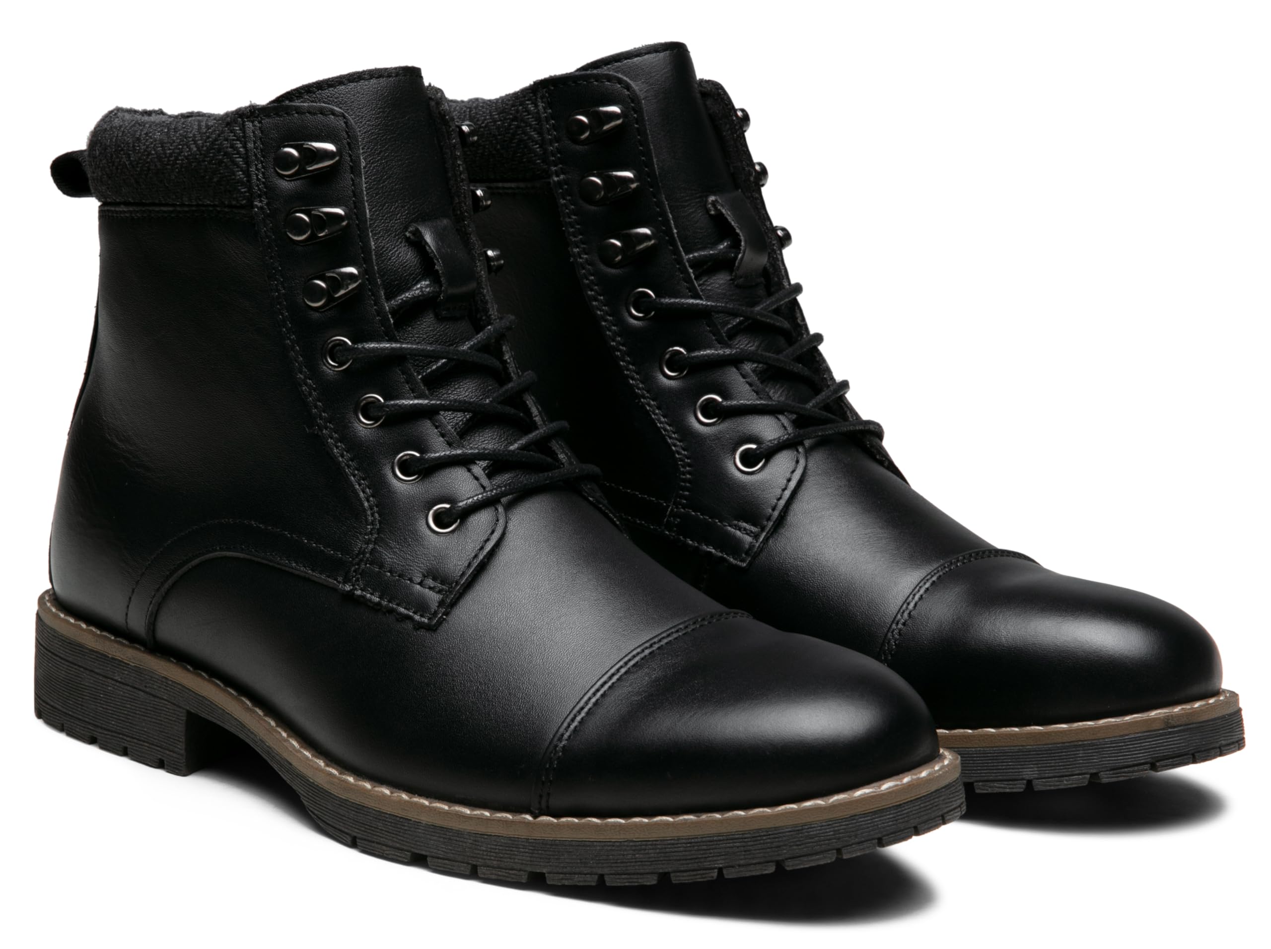 Vostey Men's Motorcycle Boots - Stylish Zipper Chukka Boots for Casual Riding & Everyday Wear | Durable & Comfortable for Motorcycle Enthusiasts & Outdoor Activities