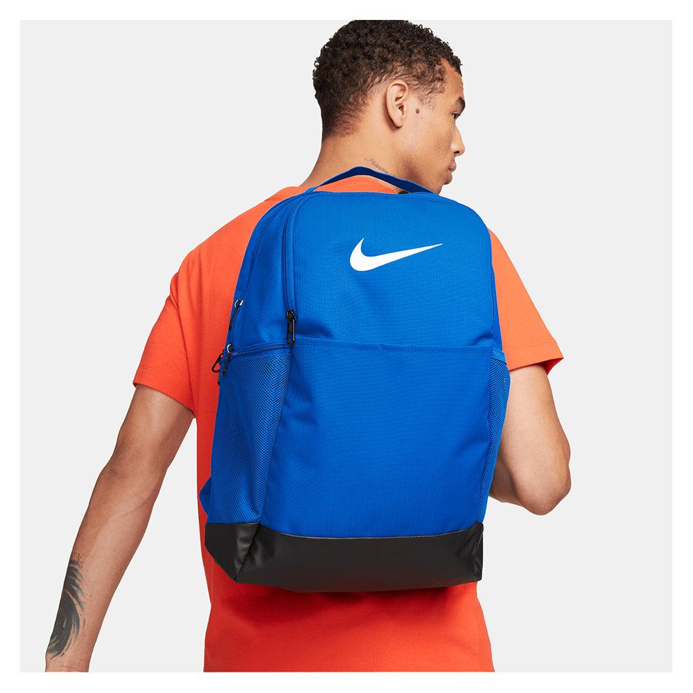 Brasilia 9.5 Training Backpack - Medium 24L Water Resistant Gym Bag for Men & Women | Game Royal & Black | Perfect for Workout, Travel & Outdoor Activities