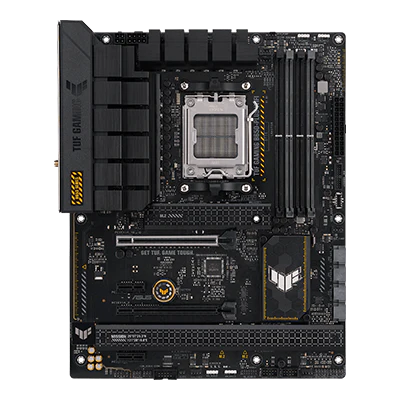 ASUS TUF GAMING B650M PLUS WIFI AM5 Motherboard with DDR5, PCIe 4.0, WiFi 6, and USB 3.2 Gen 2 - Perfect for Gaming PC Builds and Content Creation Workstations