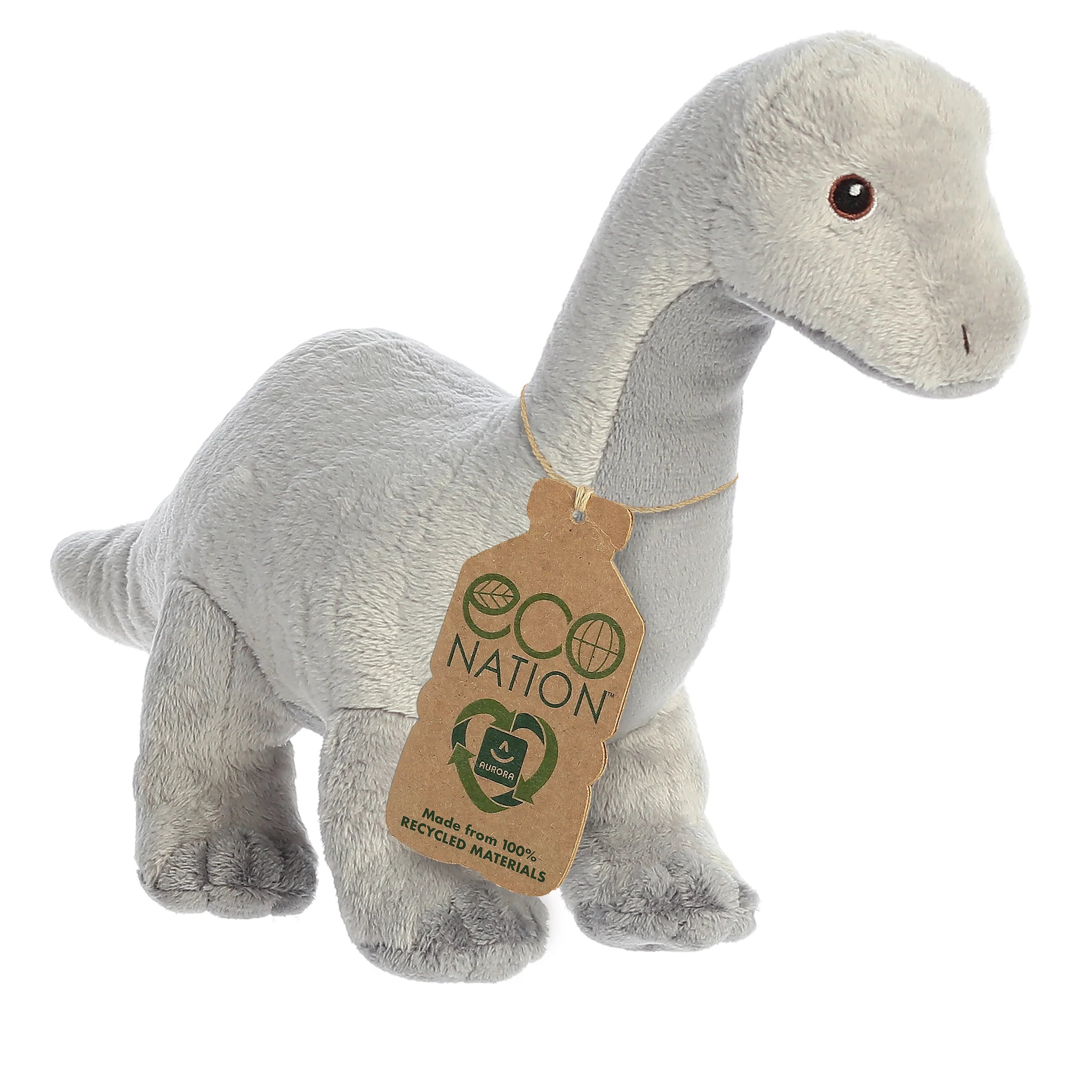 Eco Nation 13.5 Inch Brachiosaurus Dinosaur Figure - Realistic Jurassic Dinosaur Toy for Kids, Collectors & Educational Play | Perfect for Birthday Gifts, Classroom Decor & Dinosaur-Themed Parties