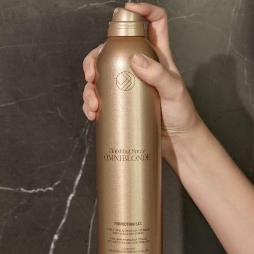 Omniblonde Perfectionista Finishing Spray - Professional Hair Shine & Hold Spray for Blonde Hair - Perfect for Salon Styling & Everyday Use