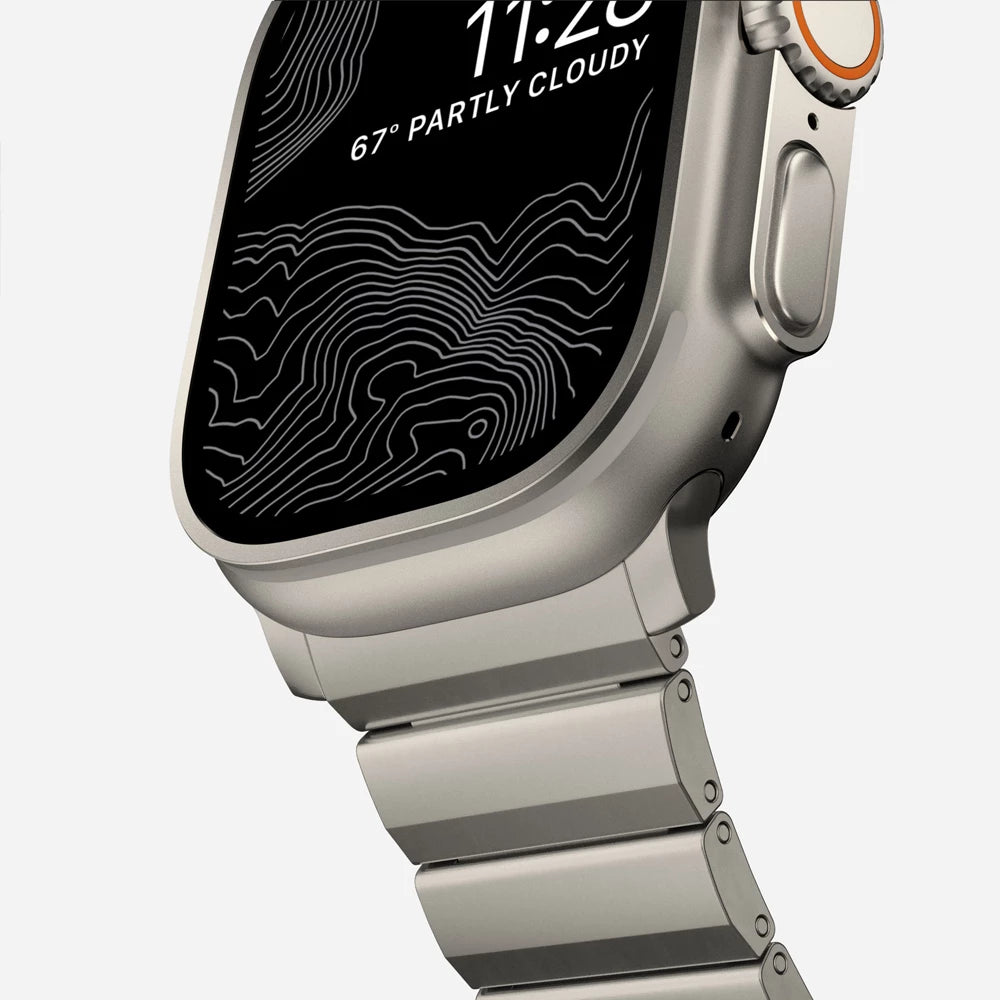 Premium Stainless Steel Apple Watch Band - Elegant & Durable Replacement Strap for Apple Watch Series 9/8/7/SE - Perfect for Workouts, Office & Everyday Wear