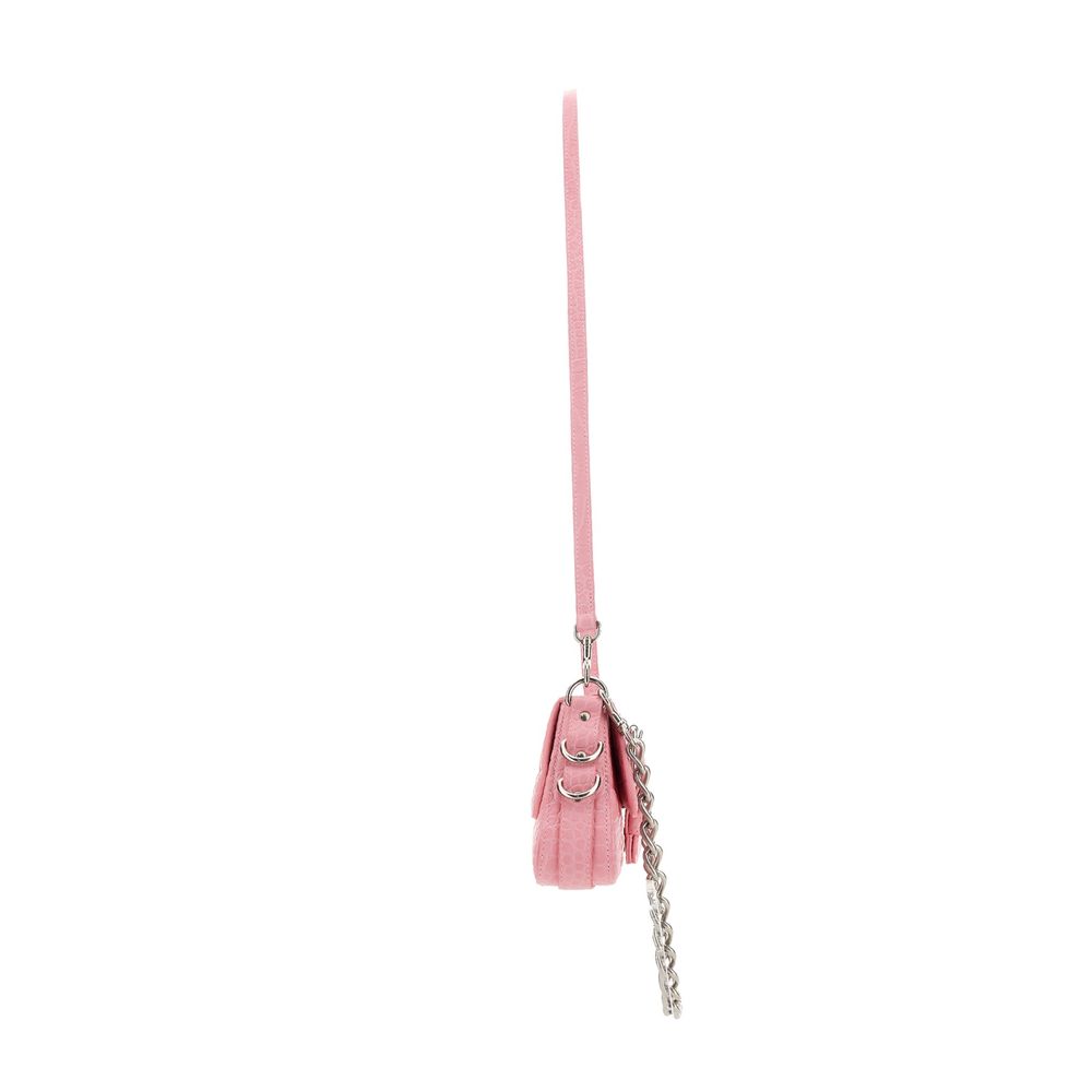 Balenciaga Soft Leather Flap Bag for Women - Pink Luxury Crossbody Purse | Perfect for Date Night, Parties & Everyday Use