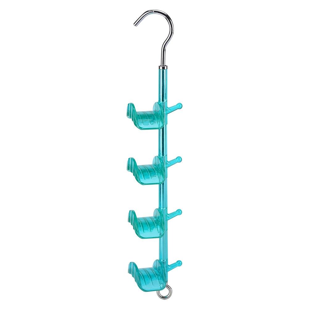 Rotatable 4-Hook Handbag Holder for Purses & Backpacks - Space Saving Organizer for Closet