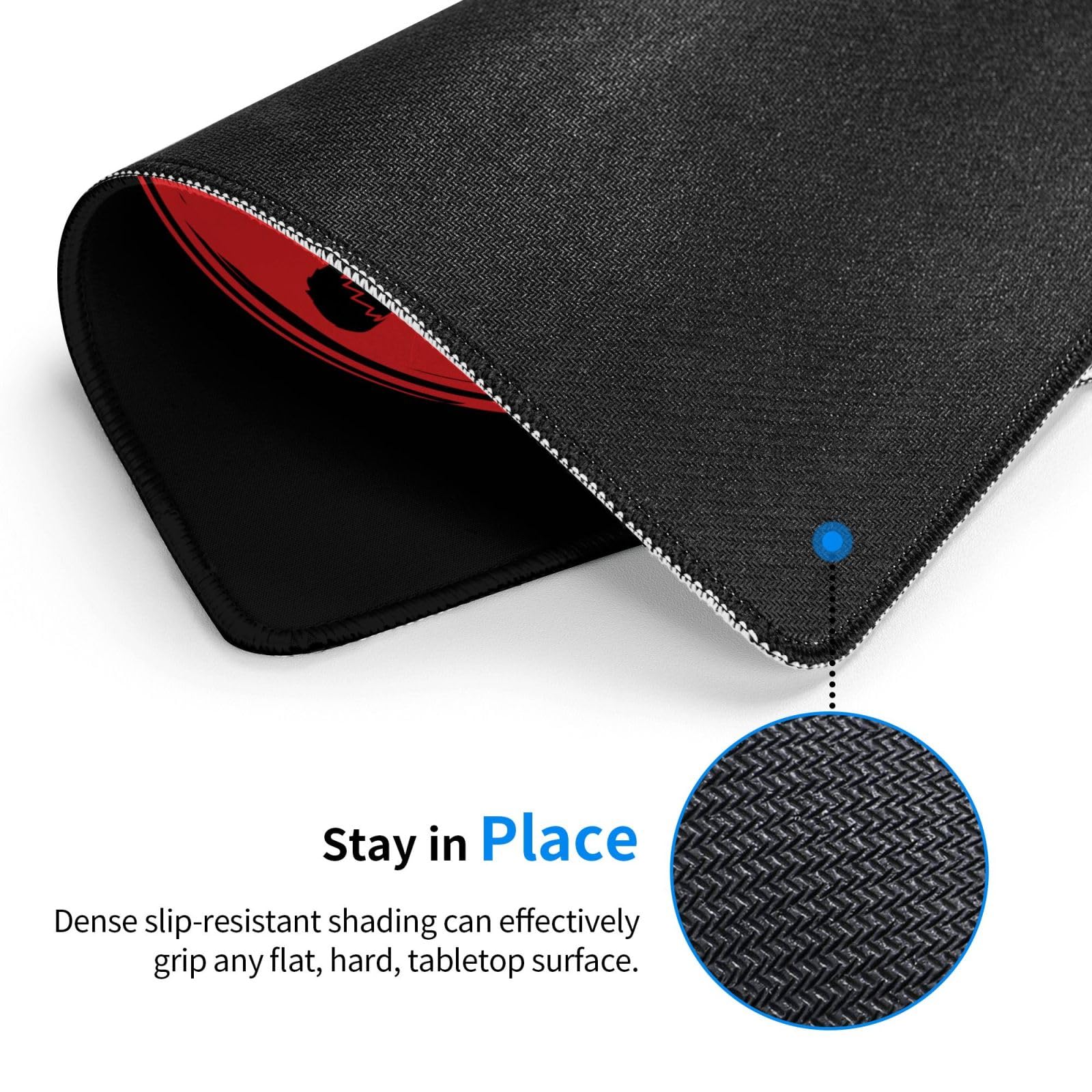 SIYTUAU Waterproof Non-Slip Rubber Mouse Pad - 10x12 Inch Gaming & Office Desk Mat for Table Tennis Players, Laptop Users - Perfect for Esports, Work & Home Office