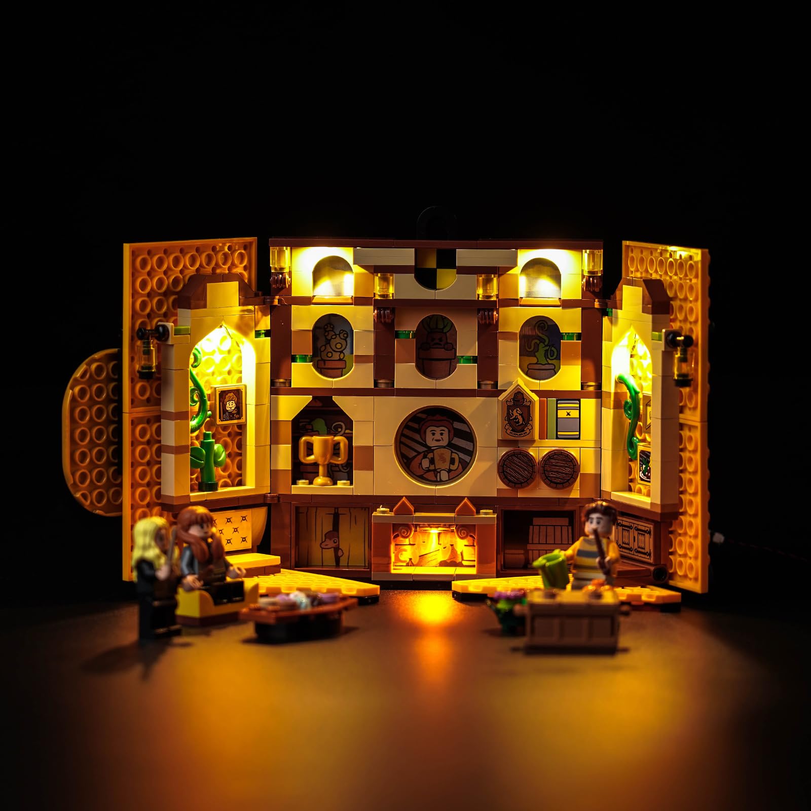 LED Light Kit for Lego Hufflepuff House Banner 76412 - Creative Lighting Set Gift for Lego 76412 Building Set (Lights Only) | Perfect for Harry Potter Fans & Lego Display Enhancement