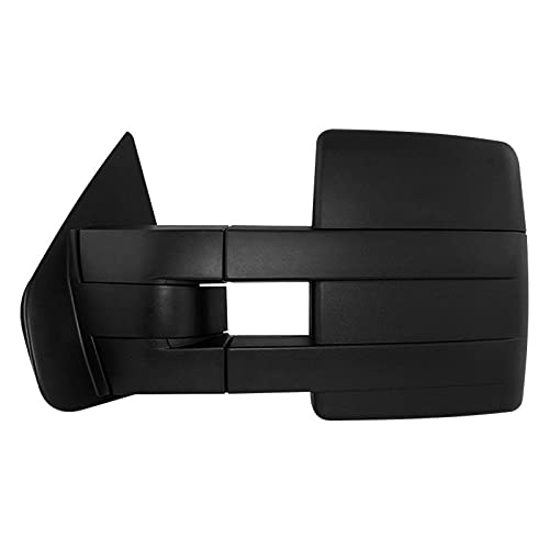 Xtune Telescoping Mirrors (MIR-FF15004-MA-SET) - Adjustable Car Side Mirror Extenders for Trucks & SUVs - Enhance Visibility & Safety While Driving, Parking & Towing