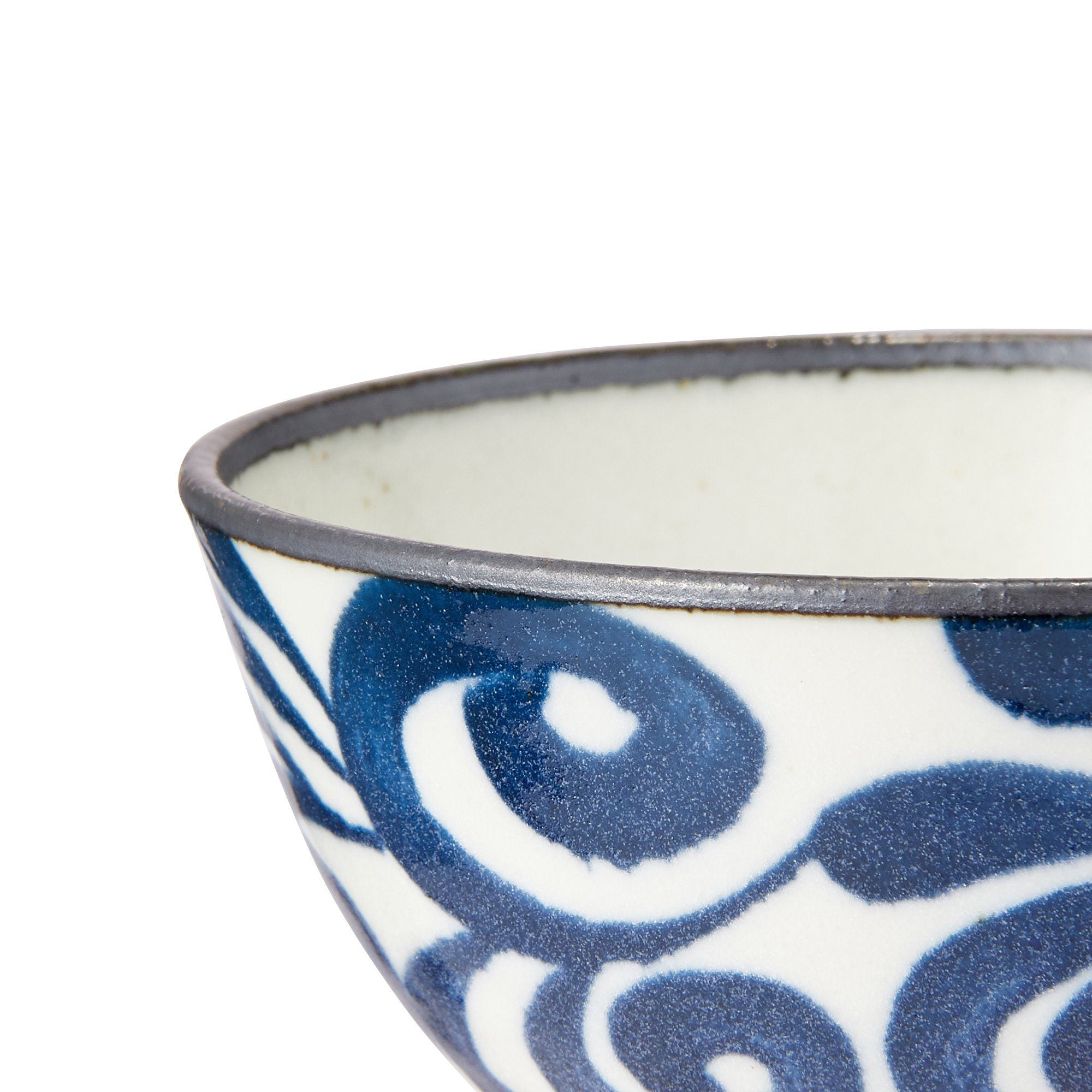 Minoyaki Japanese Rice Bowl - Handcrafted Ceramic Soup & Rice Bowl Set for Sushi, Ramen, Curry - Perfect for Dining, Home Kitchen & Restaurant Use