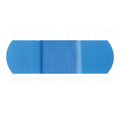 Detectable Plastic Bandages 2.5 x 7.6 cm (1 x 3 inch) - 1500 Count Bulk Case - Ideal for Food Service, Industrial & Medical Safety Use