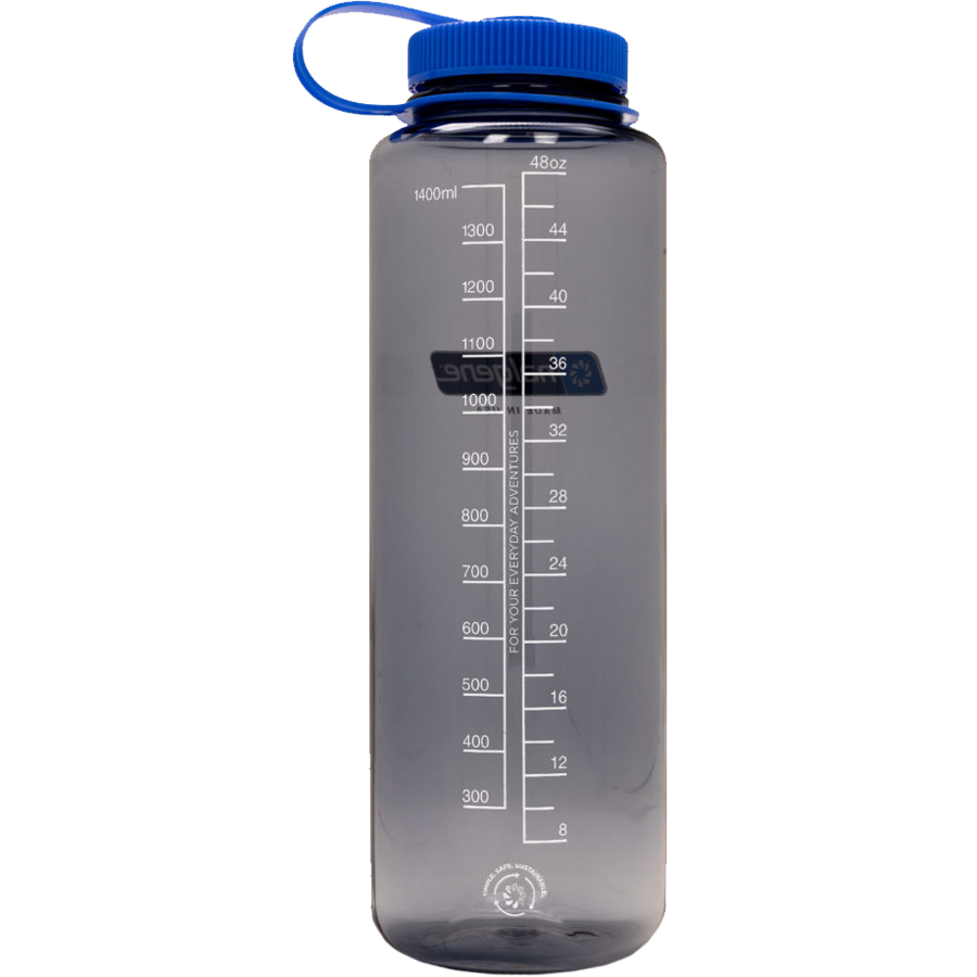 48 oz Wide Mouth Sustain Silo Water Bottle - BPA Free, Leak Proof Stainless Steel Water Bottle for Gym, Hiking & Outdoor Activities