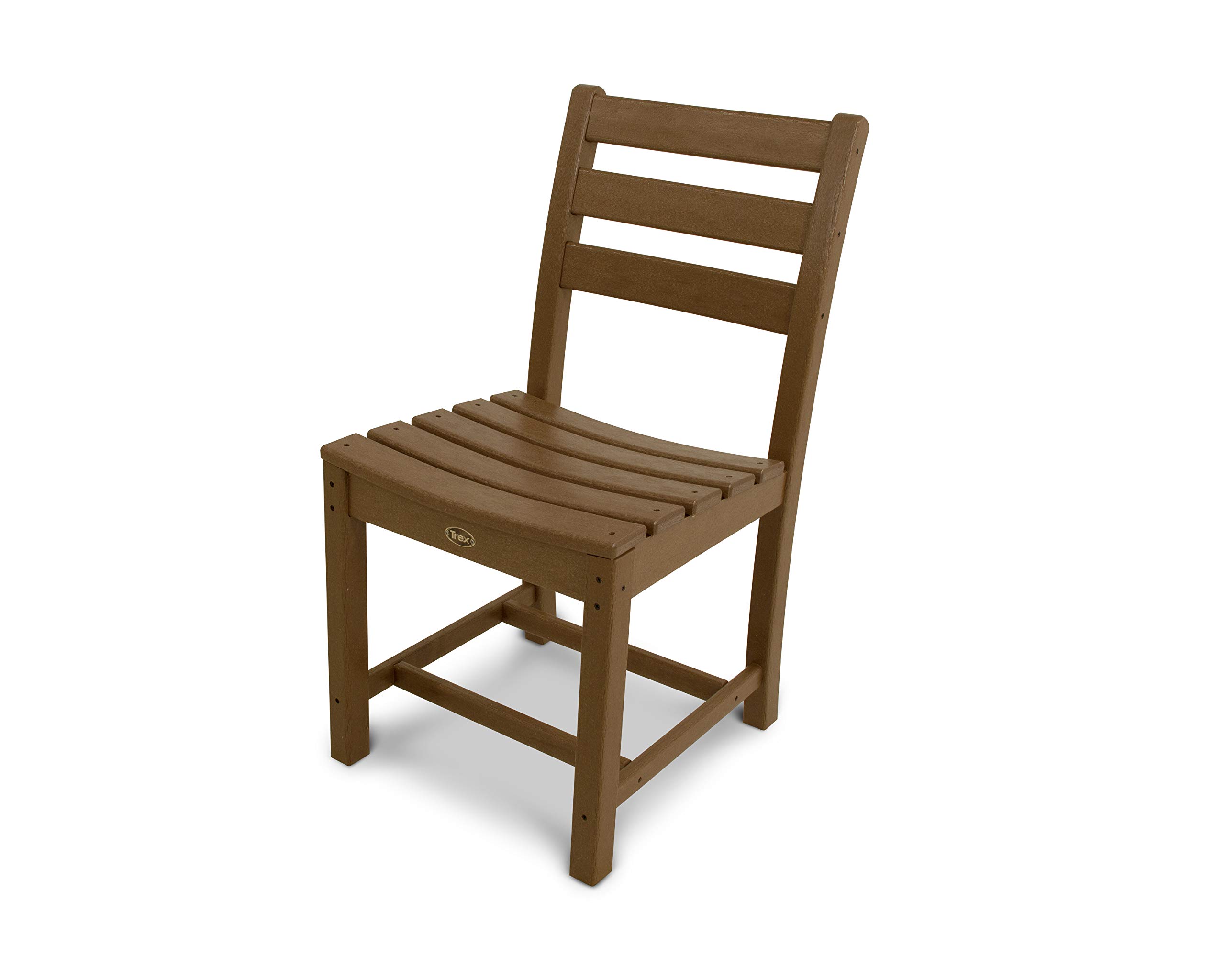 Trex Outdoor Furniture Monterey Bay Dining Side Chair in Tree House - Weather-Resistant Patio Dining Chair for Backyard, Deck, and Poolside Use