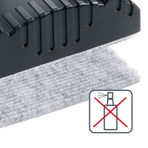 Premium Magnetic Whiteboard Eraser - Strong Grip, Dust-Free Cleaning for Classrooms & Offices - Black Dry Erase Board Accessory for Teachers & Professionals