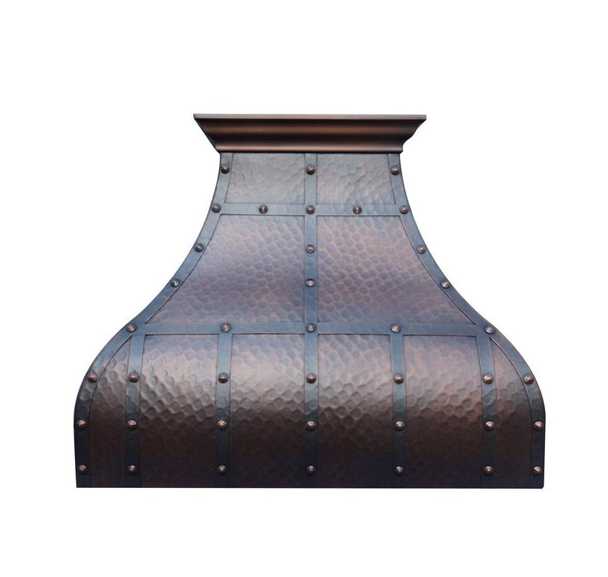 Premium Copper Range Hood for Modern Kitchens - Elegant & Efficient Kitchen Ventilation for Home Cooking & Baking