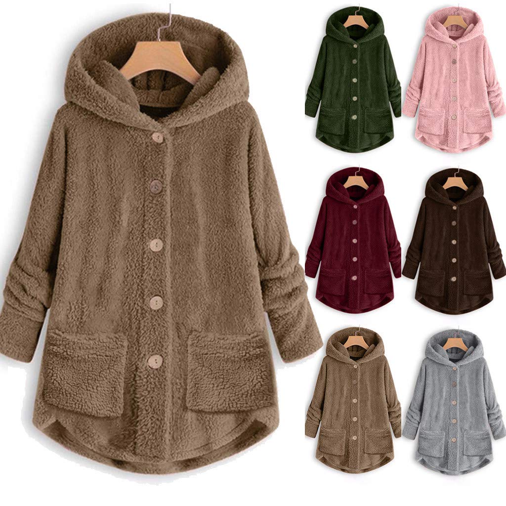 WAJCSHFS Women's Winter Puffer Down Coat - Fleece-Lined Long Sleeve Jacket | 2024 Fashion Overcoat for Cold Weather | Perfect for Snow Days & Outdoor Activities