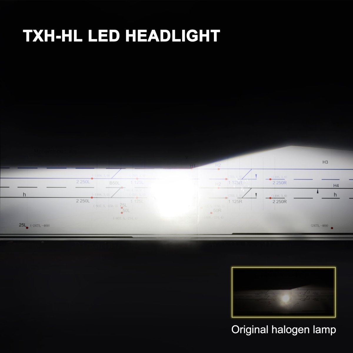 H8 H9 H11 LED Headlight Bulbs - High/Low Beam Replacement - Super Bright 6000K White Light for Cars, Trucks, SUVs - Perfect for Night Driving & Foggy Conditions
