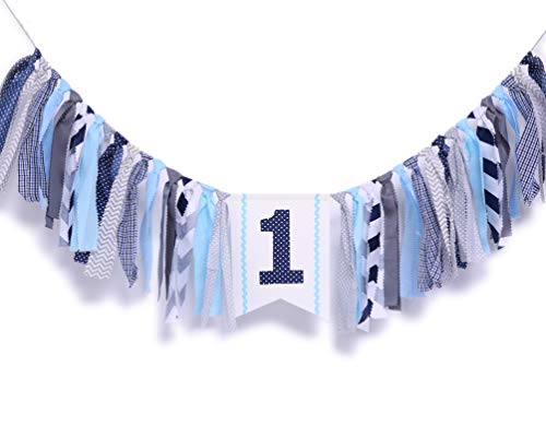 Navy Blue High Chair Banner