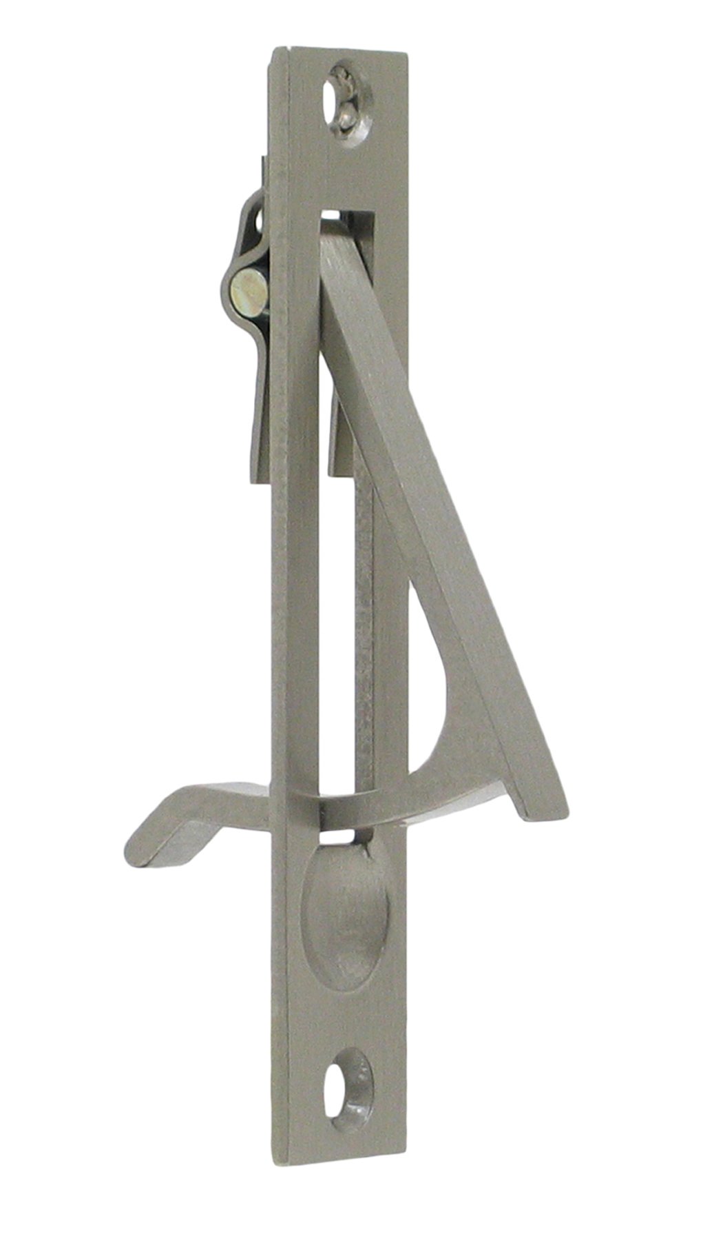 FPL Manor Solid Brass Pocket Door Hardware - Passage Function for Hall & Closet - Satin Nickel Finish - Ideal for Space-Saving Interior Doors & Modern Home Design