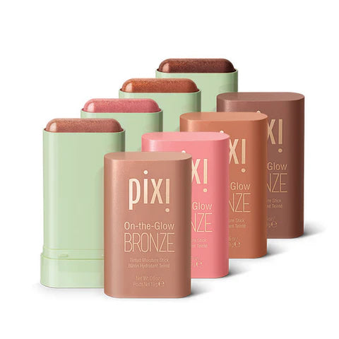 Pixi On the Glow Bronzer Stick - Natural Glow Makeup for Contouring & Highlighting - Perfect for Everyday Wear & Travel