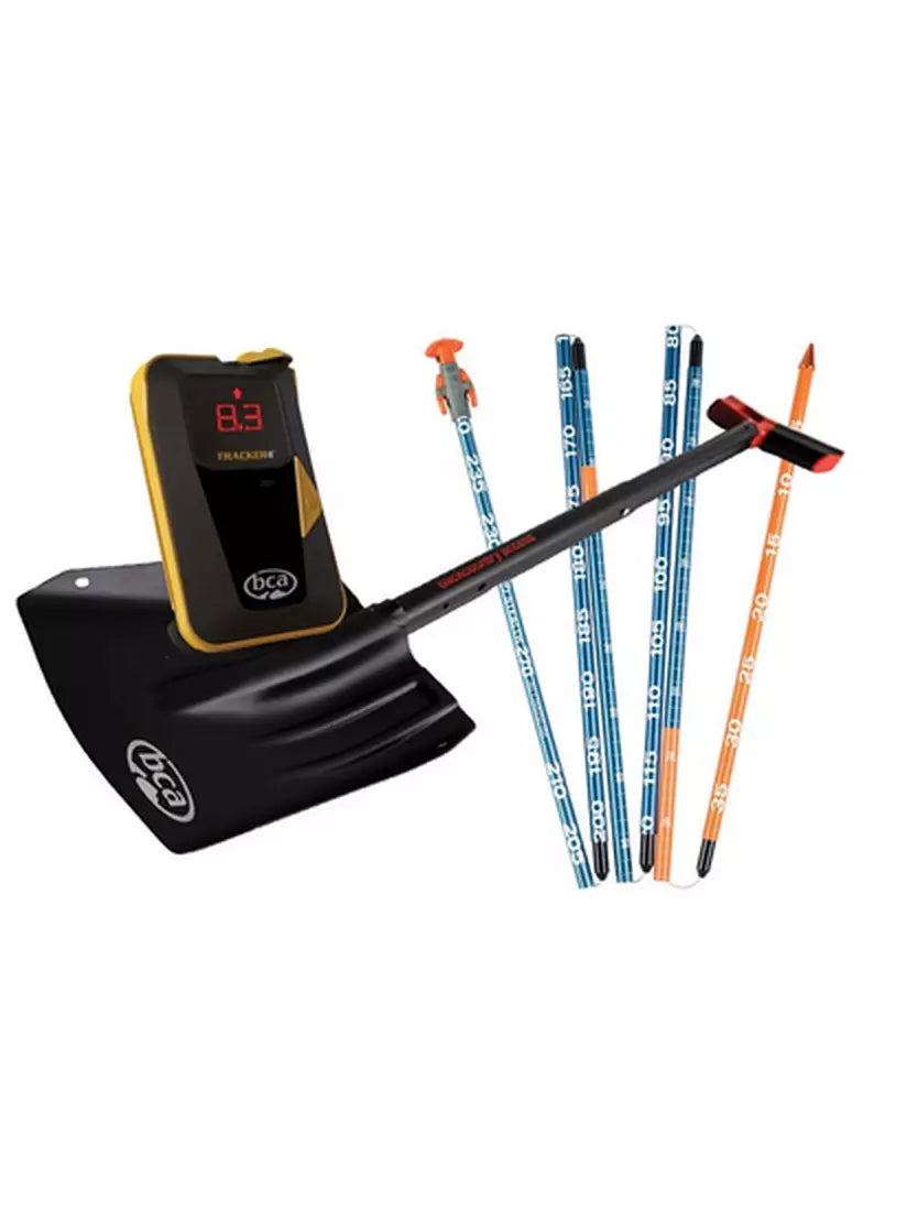 BCA Tracker 4 Turbo Avalanche Rescue Package - 2024 Updated Snow Safety Beacon for Backcountry Skiing & Snowboarding Adventures
