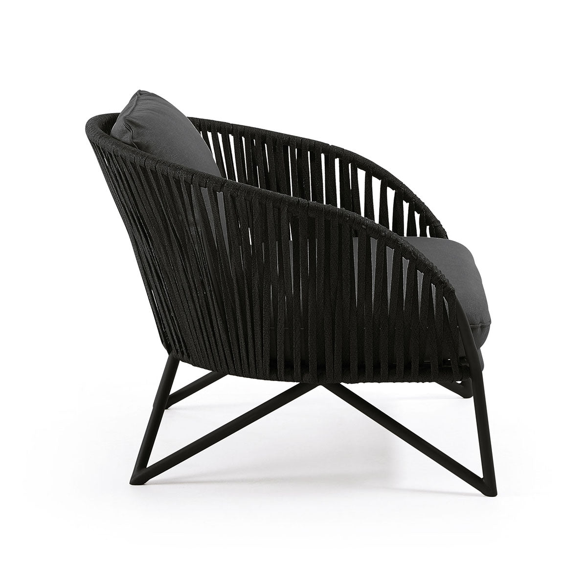 Branzie Outdoor Arm Chair - Comfortable Patio Lounge Chair for Garden, Poolside, and Backyard Relaxation - Durable Weather-Resistant Design for Outdoor Use