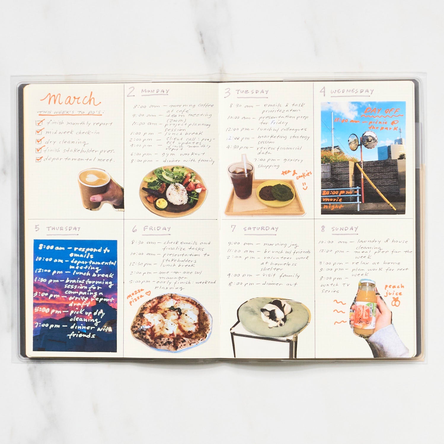 Fleek Diary 2025 Planner - Stylish & Functional Daily Organizer for Women | Perfect for Goal Setting, Productivity & Time Management | Home, Office & School Use