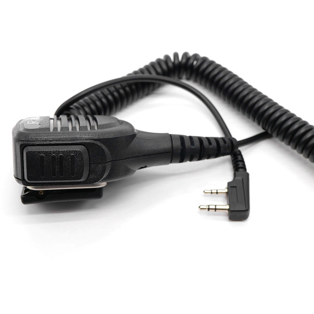 Waterproof Shoulder Speaker Mic for Radioddity Baofeng TYT Radios | K Plug Connector | Durable Outdoor Communication for Hiking, Construction & Emergency Use