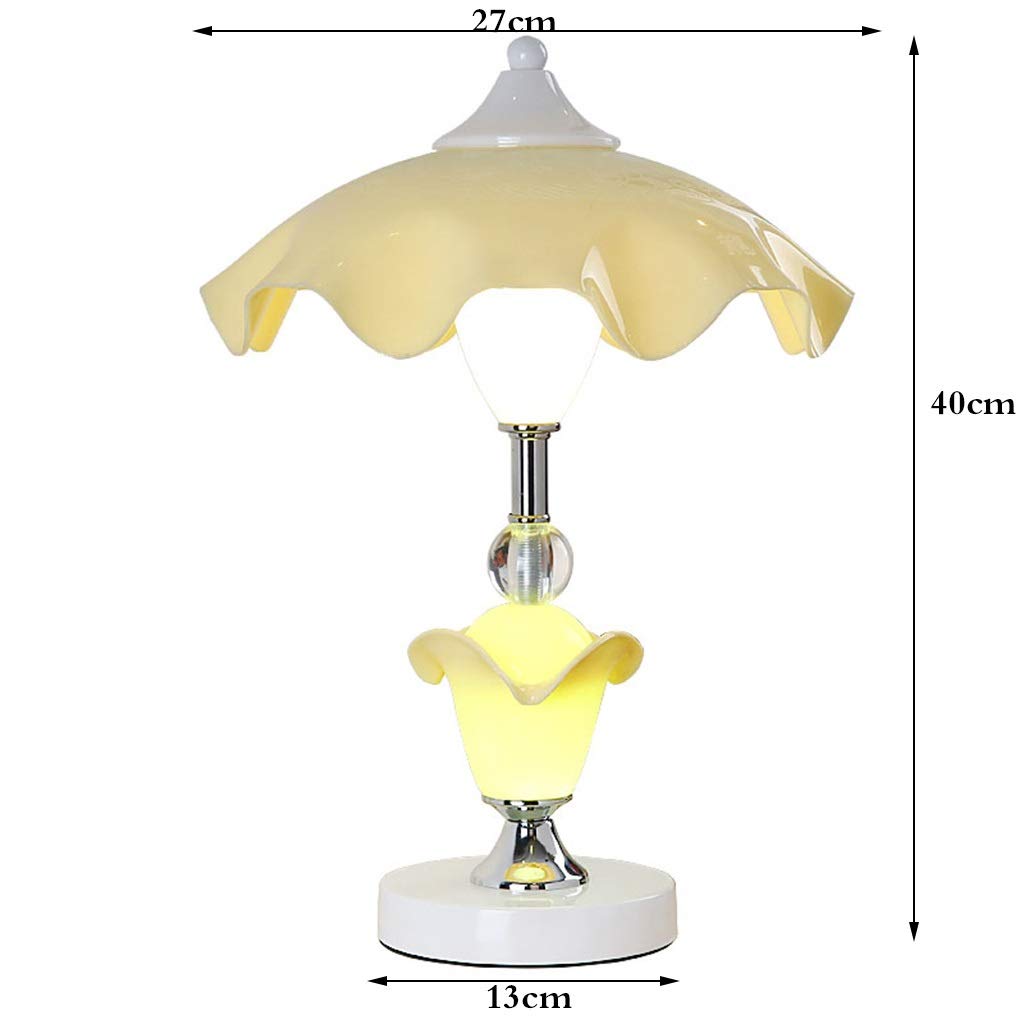 Double Lamp Kids Study Desk Light with Metal Base & Acrylic Shade - Adjustable LED Reading Lamp for Children's Room (Yellow) - Perfect for Homework, Reading & Nighttime Study Sessions