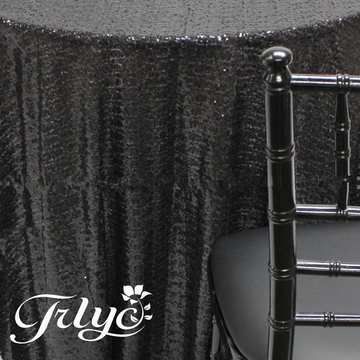 Sparkly Round Sequin Tablecloth 72