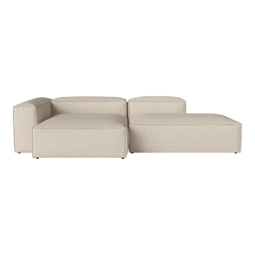 Cosima 2 Seater Sofa with Open End & Chaise - Modern Living Room Furniture for Small Spaces | Perfect for Apartments, Condos and Cozy Home Decor