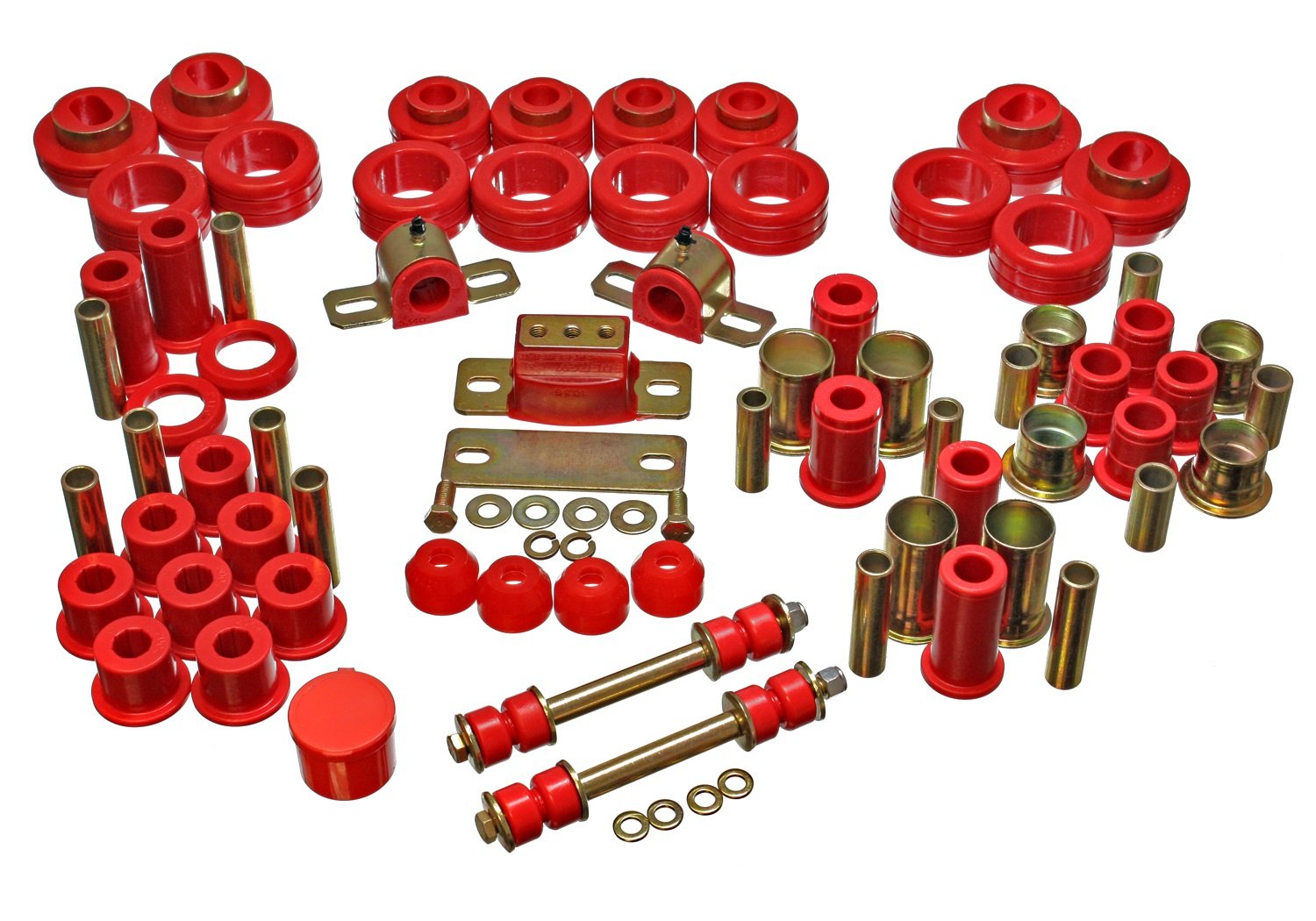 Energy Suspension 3.18106R Polyurethane Bushing Master Kit for Chevy S10/GMC Sonoma 2WD Trucks - Improve Ride Quality & Handling for Off-Roading & Daily Driving