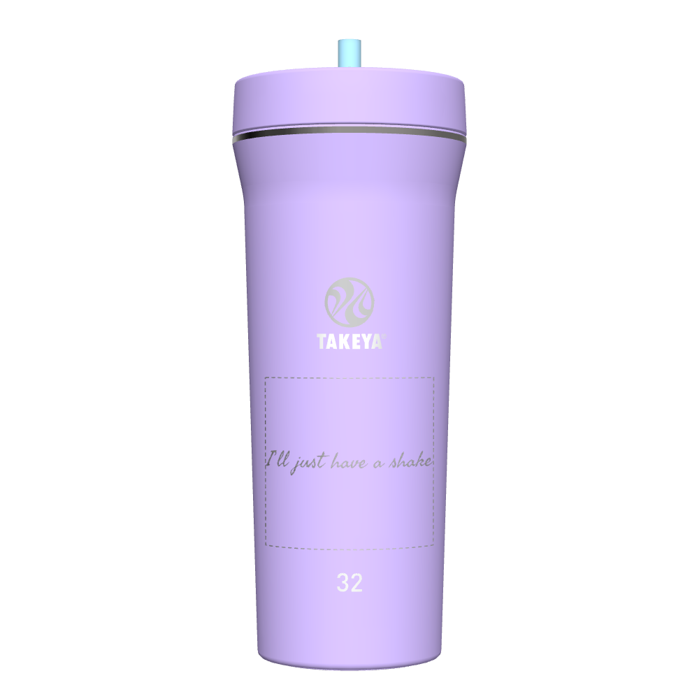 32 oz Customized Straw Tumbler with Lid & Handle - Insulated Stainless Steel Water Bottle for Hot & Cold Drinks - Perfect for Gym, Hiking, Office & Travel