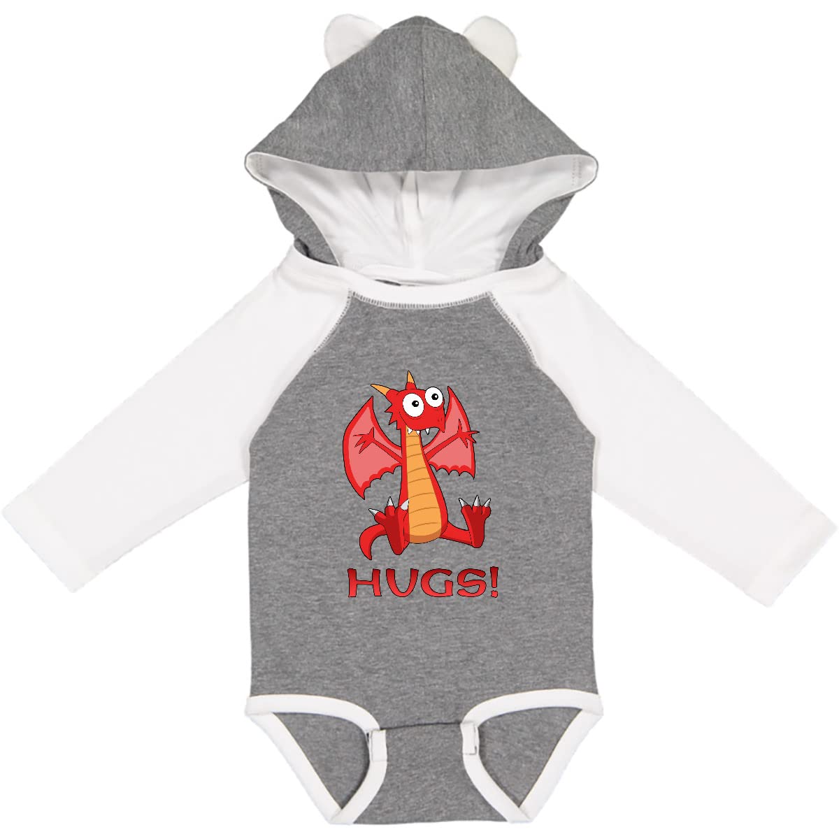 Inktastic Dragon Hugs Baby Romper - Soft & Cute for Playtime