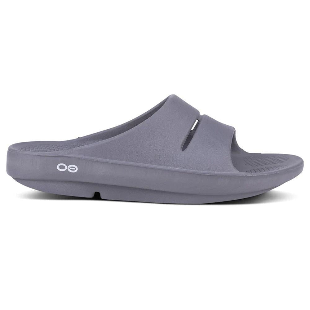OOFOS OOAHH Slide Sandals for Men and Women - Comfortable Recovery Footwear for Post-Workout, Running, Walking - Perfect for Home, Gym & Beach Use
