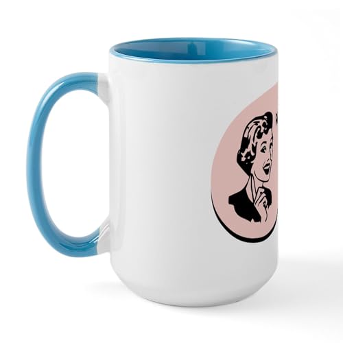 White/Blue Inside - Social Worker Voice Large Mug