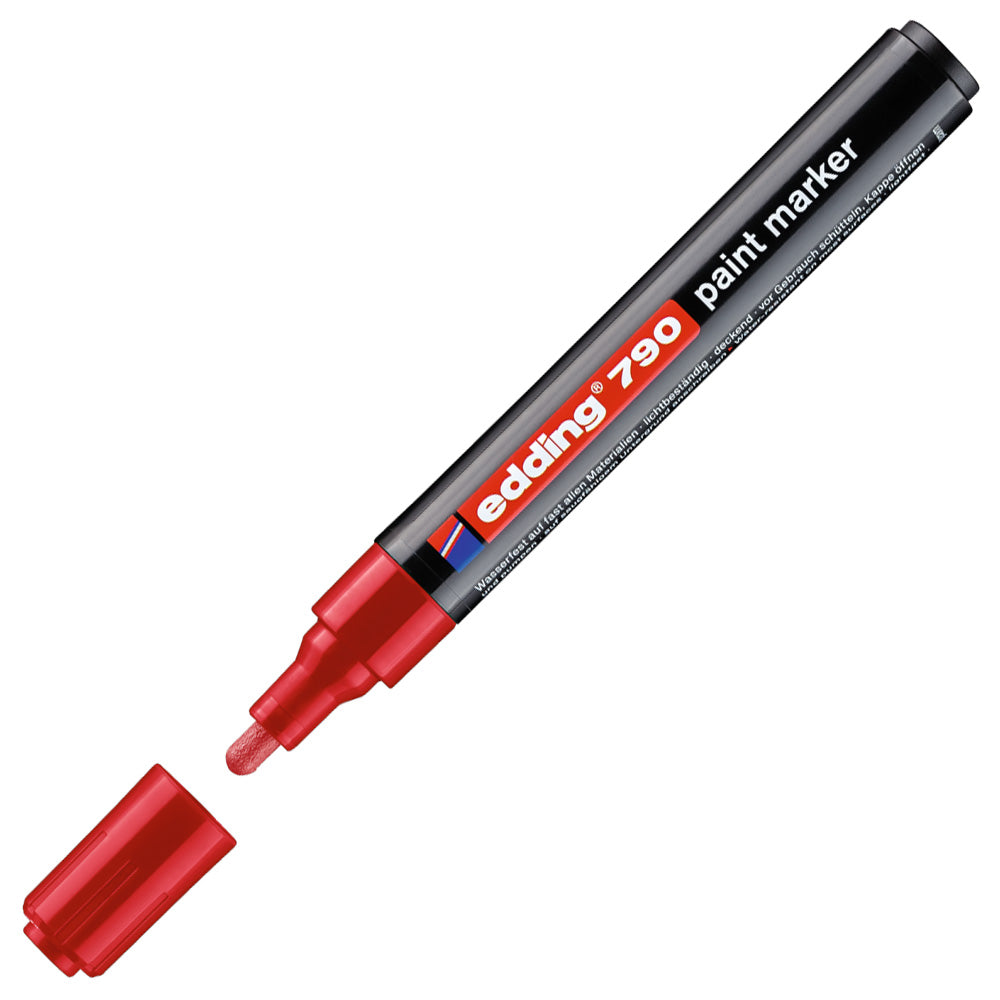 edding 790 Paint Marker Pen - Permanent, Waterproof & Quick-Drying for DIY, Crafts, Signs & Industrial Labeling