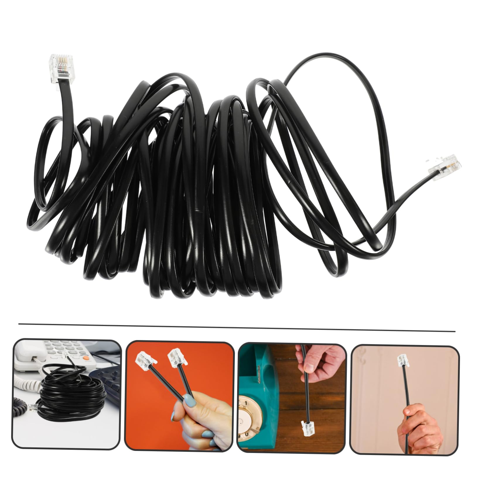 Veemoon Quick Release Cable Clips for Electrical Wires & Cords - Home & Office Use