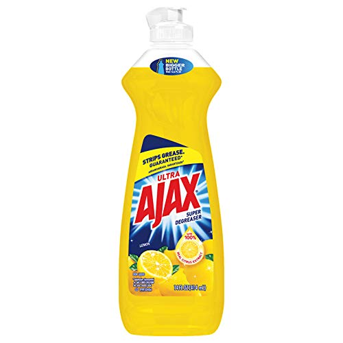 Best Ajax Dish Soap - Non-Concentrated Lemon Scent (14 Pack of 20 oz Bottles) | Gentle on Hands, Tough on Grease | Perfect for Kitchen, Restaurant & Dishwashing Needs