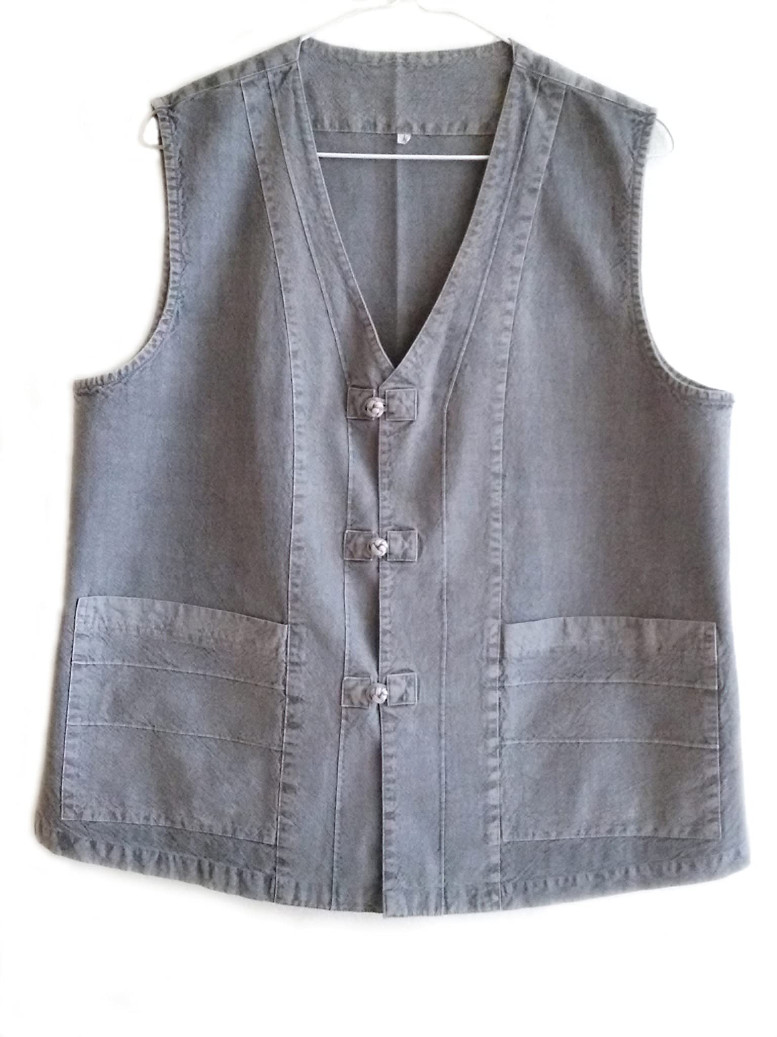 Altair 100% Cotton Vest & Pants Set for Men & Women - Buddhist Zen Meditation Outfit, Temple Uniform, Hanbok Style - Perfect for Yoga, Mindfulness Practice & Spiritual Retreats