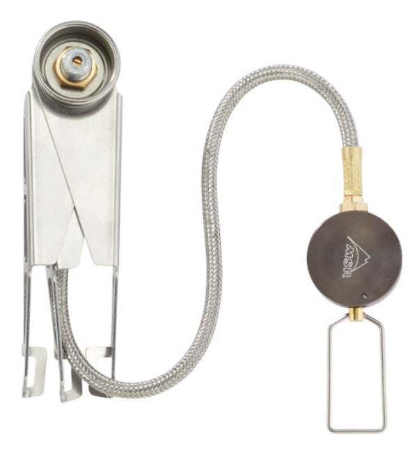 MSR LowDown Remote Stove Adapter - Lightweight Camping Stove Connector for Backpacking, Hiking & Outdoor Cooking | Compatible with MSR WhisperLite & DragonFly Stoves