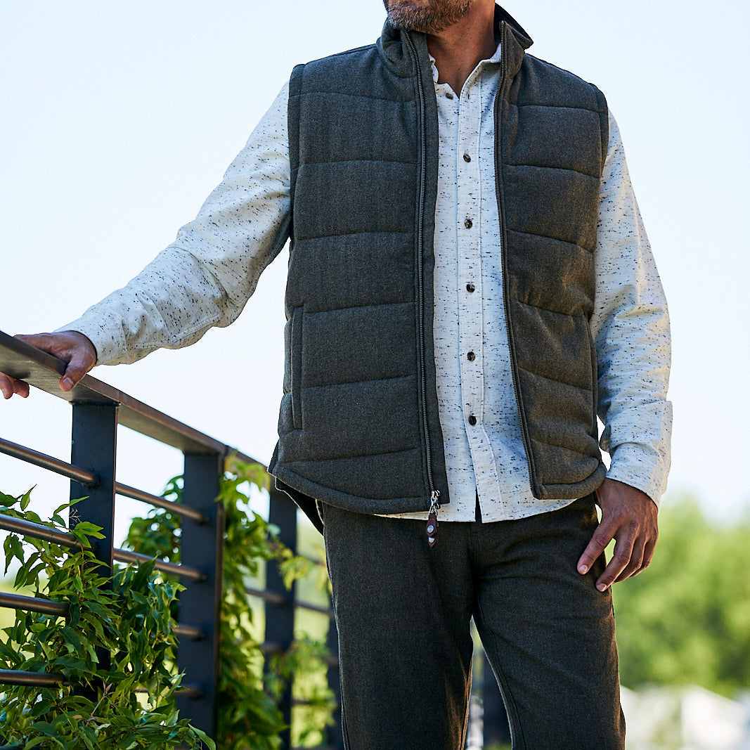 Everett Pocket Shirt for Men - Classic Casual Button Down Shirt with Chest Pocket | Perfect for Office, Travel & Everyday Wear