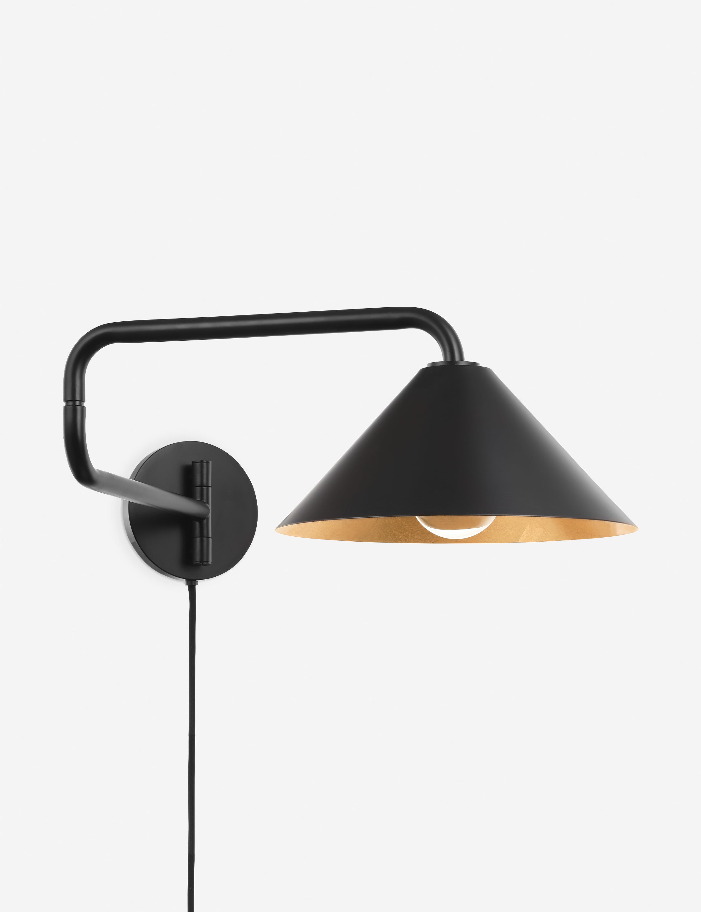 Alexander Plug In Wall Sconce - Modern Plug-in Light Fixture for Bedroom, Living Room & Hallway Decor - Easy Installation No Wiring Needed