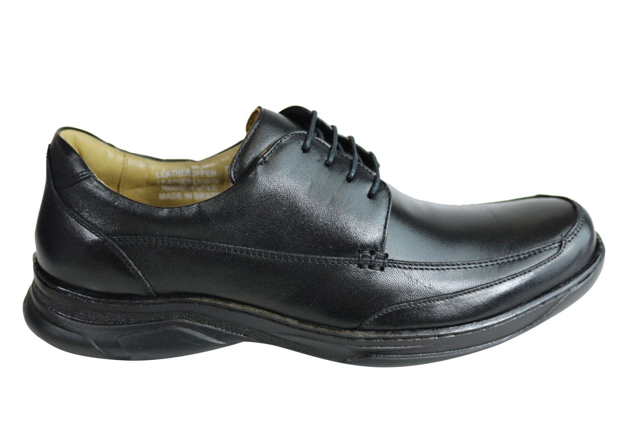 Savelli Angus Men's Comfortable Leather Lace-Up Dress Shoes - Handcrafted in Brazil - Perfect for Business, Office & Formal Occasions